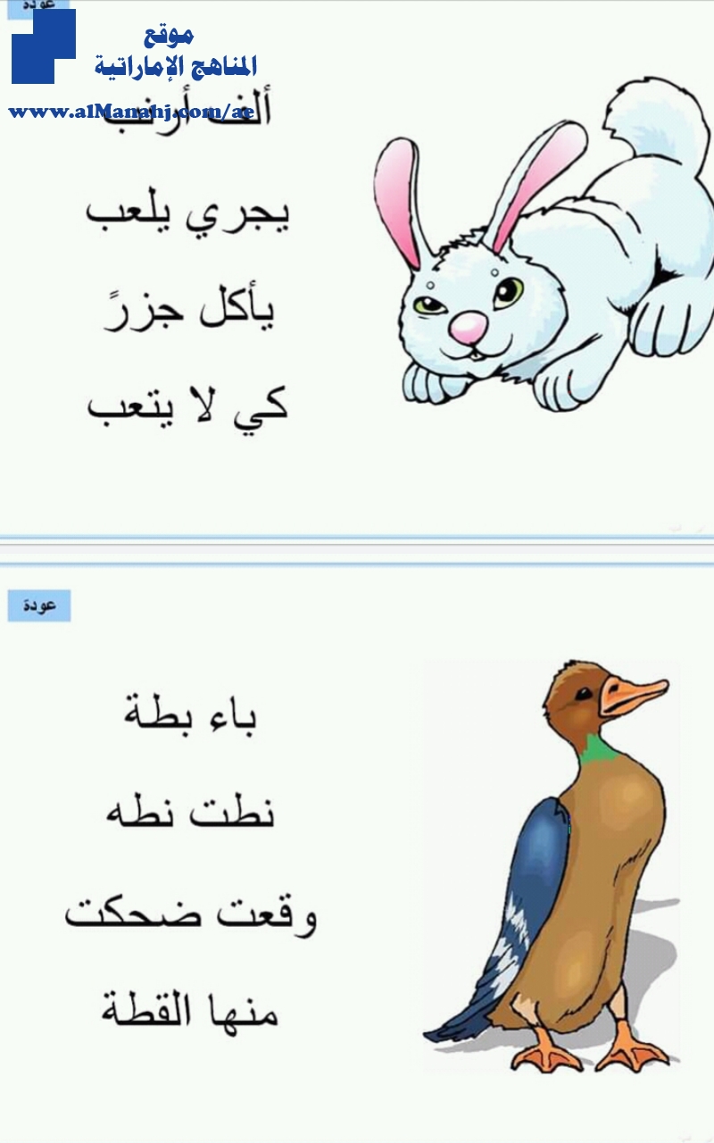 أنشودة كل حرف من حروف الهجاء