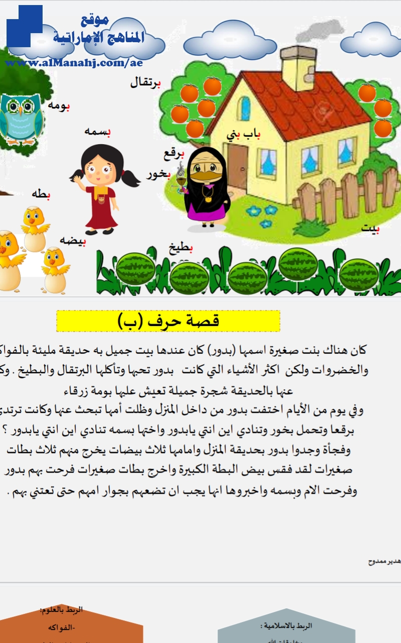 محادثة حرف الباء
