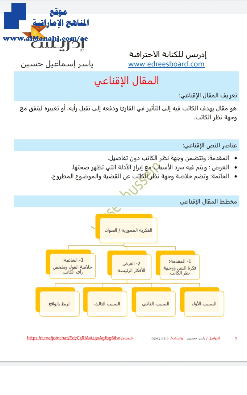 كيف تكتب مقالا
