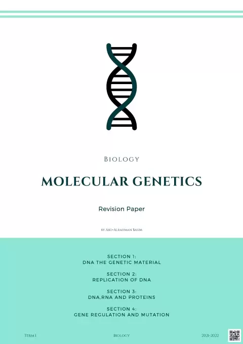 Molecular Genetics Revision Paper