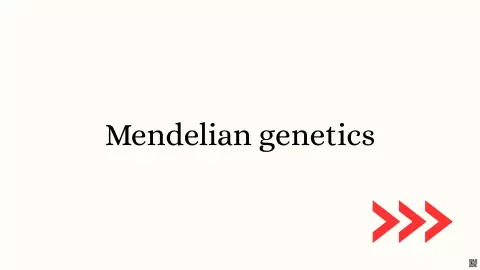 Mendelian Genetics and Genetic Recombination