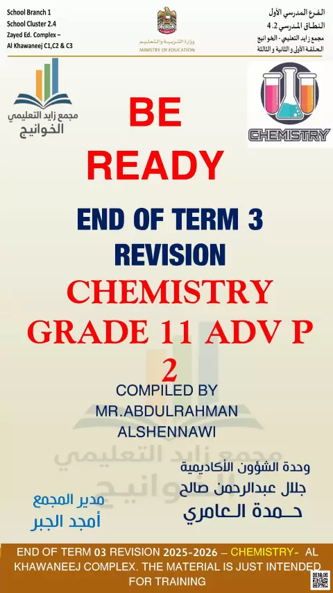 BE READY END OF TERM 3 REVISION