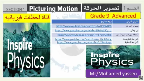 شرح وتدريبات درس تصوير الحركة