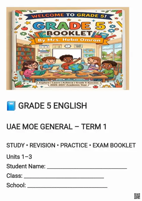 Grade 5 Booklet