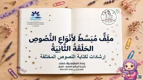 ملف مبسط لأنواع النصوص: إرشادات لكتابة النصوص المختلفة