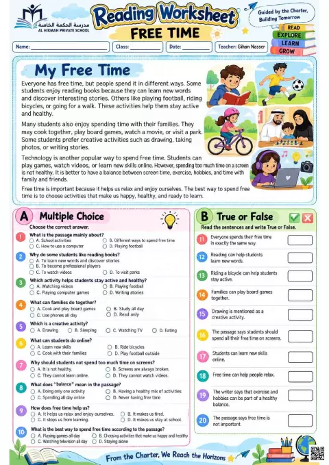 Reading Worksheets Collection